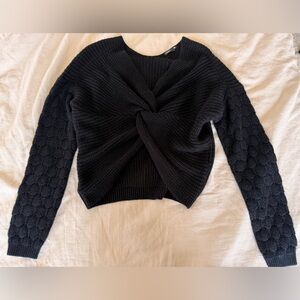 Fashion Nova Black Knit Sweater